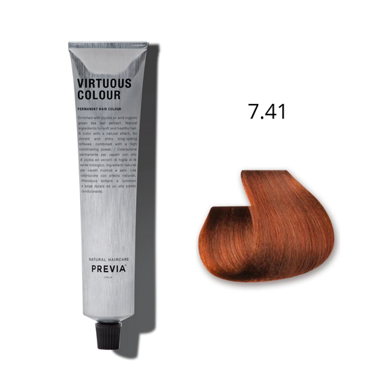 Virtuous Colour - Medium Copper Ash Blonde 7.41